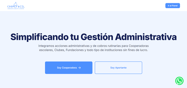 Coopefacil: Sistema de Gestión de Cooperadoras