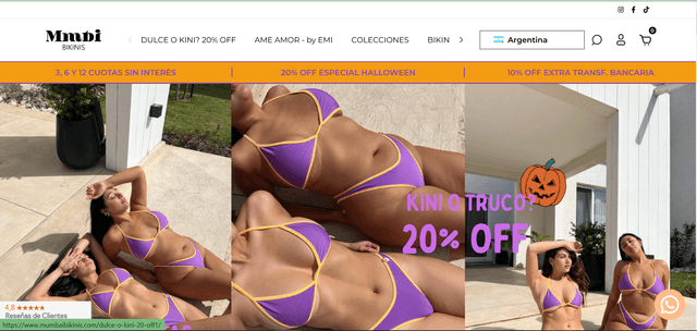 Experiencia personalizada para MMBI Bikinis